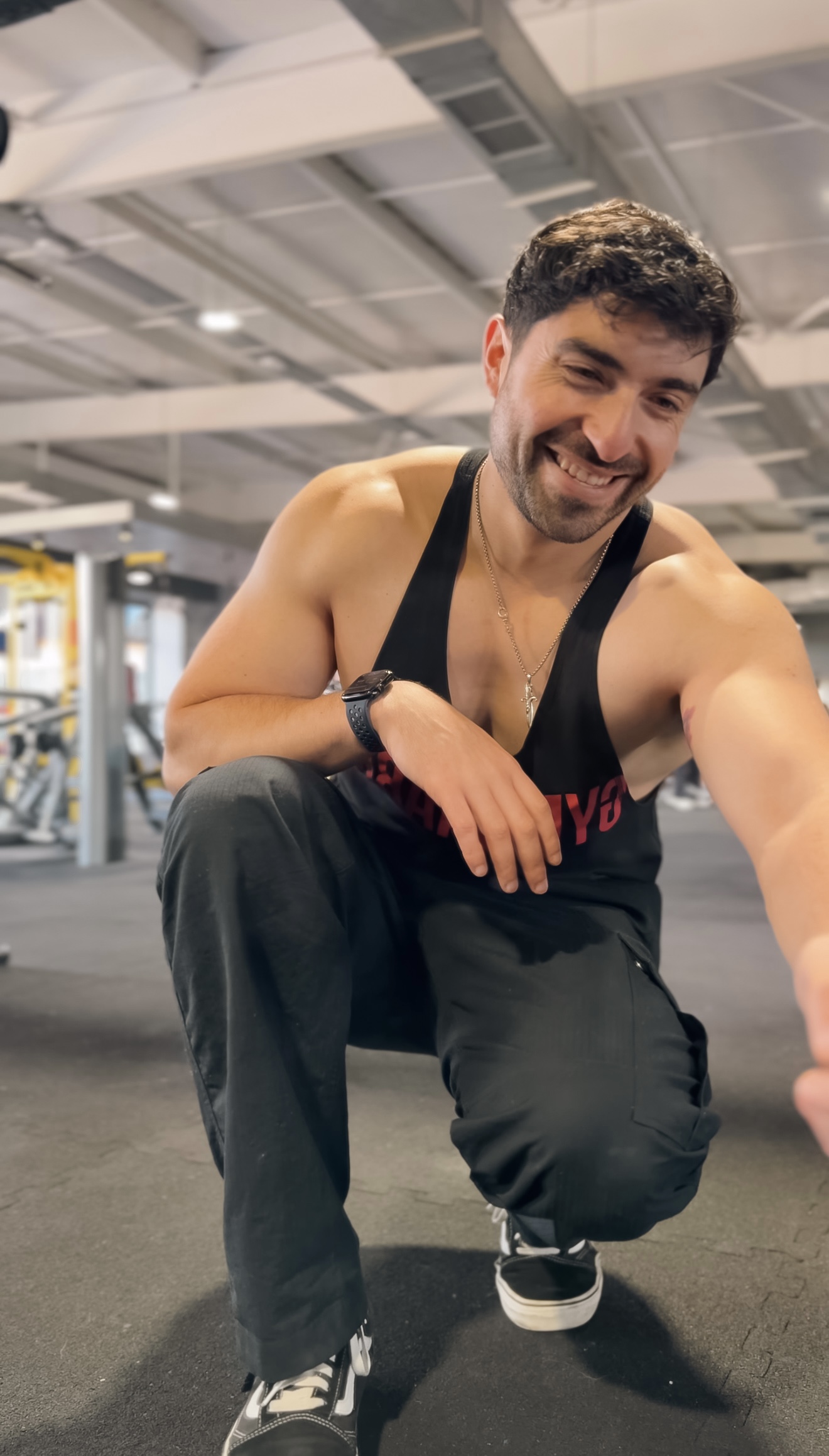 Maximiliano en el gimnasio